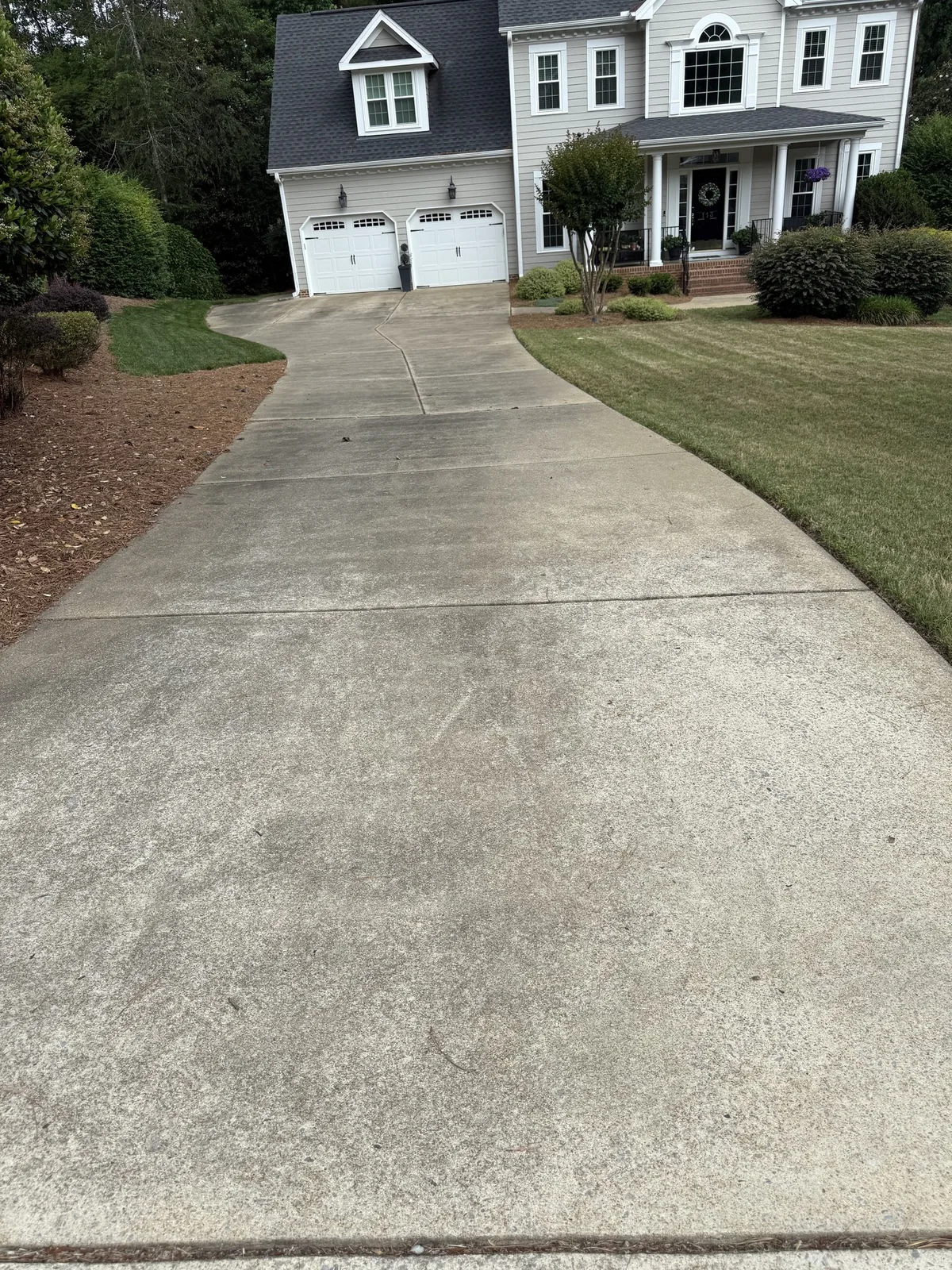 Driveway — before